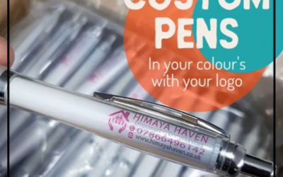#custompens, in your colour's with your #logoTo order yours contact Mr Big Print on 07702153393