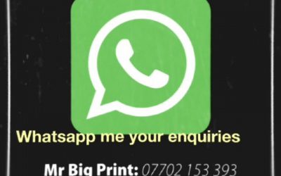 I'm Mr Big PrintPlease have a look at Afew services I offer.Big Print BirminghamUnit 3, 45-47 Formans Rd, Sparkhill B113AR