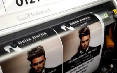 A2 size posters being printed.#a2 #posters #barber#bigprintbirmingham#printingbirmingham #printshop#shopsigns#largeformatprinting
