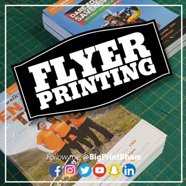 #flyerprintingQuantities from as little as 50 to 100,000Contact Mr Big Print on 07702153393