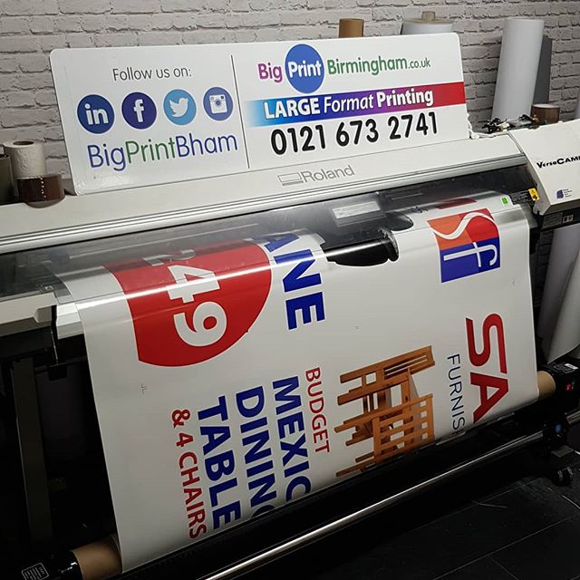 Printing vinyl posters to go in to A0 size Forcourt Board'sTo order yours whatsapp Mr Big Print on 07702153393
