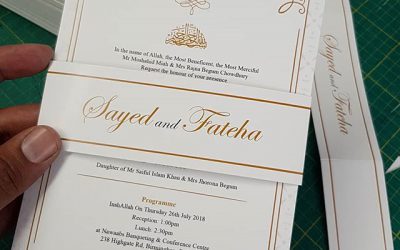 Call Mr Big Print on 07702153393 to order your wedding invite cards.#wedding #invite