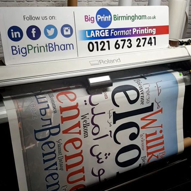 Wallpaper being printed for #lahorevillage #ladypoolroadWatch this space as its being fitted tomorrow.Contact Mak of Big Print Birmingham on 07702153393 to place your orders#largeformatprinting #printshop
