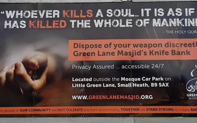 Billboard printed and was installed today.Contact Mr Big Print on 07702153393 of you need something similar#billboard #largeformatprinting #mosque #noknives