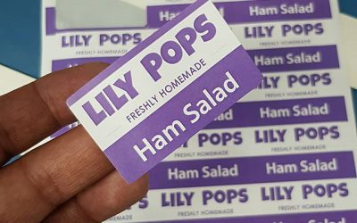 Contact Mr Big Print on 07702153393 to place your sticker order.#Stickers #takeaways #largeformatprinting #printshop