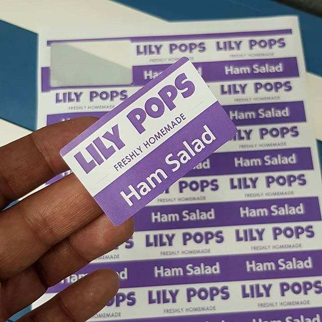 Contact Mr Big Print on 07702153393 to place your sticker order.#Stickers #takeaways #largeformatprinting #printshop