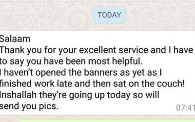 Another happy customerX3 Roller BannersX1 250 business cardsCall me Mr Big Print on 07702153393 to place your print order.#happy #happyclients #rollerbanner #businesscards #printing