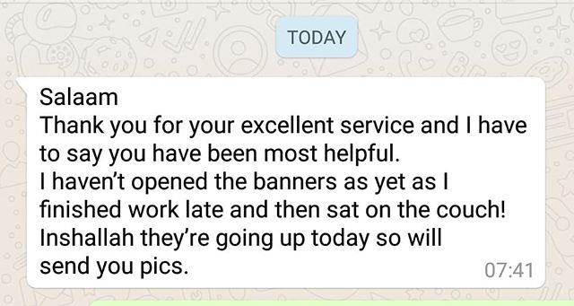 Another happy customerX3 Roller BannersX1 250 business cardsCall me Mr Big Print on 07702153393 to place your print order.#happy #happyclients #rollerbanner #businesscards #printing