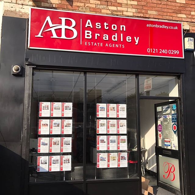 Aston Bradley new signboard went up today.Contact Mr Big Print on 07702153393 of you need to upgrade your signboard