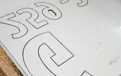 Cutting Flat Cut raised letters for a signboard. Signboard is going up tomorrow. #watchthisspace#3d #3dletters #raisedletters #signs