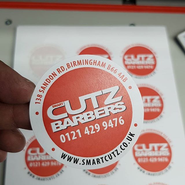 60mm circle stickers, designed and printed, same day service.To order yours call or whatsapp me me.https://api.whatsapp.com/send?phone=+447702153393#stickers #customstickers #printingbirmingham #signmaker#signs
