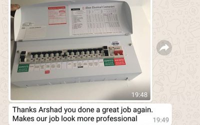 Testimonial for sticker printing. A great client Q Khan electricals, if you need your house or business electrics fixed call +447971937061#bigprintbirmingham #printingbirmingham#signmaker #printshop#signshop #electrician #testimonial #CustomerService