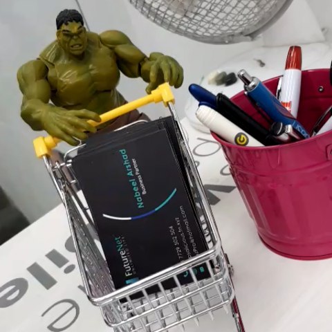 The Hulk requesting Mr Nabeel come collect his business cards.To place your order whatsapp me : https://api.whatsapp.com/send?phone=+447702153393#businesscards #hulk