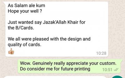 Another great testimonial from an instagram customer who had some business cards designed and printed by us.#CustomerService #satisfaction #quality #businesscards #bigprintbirmingham