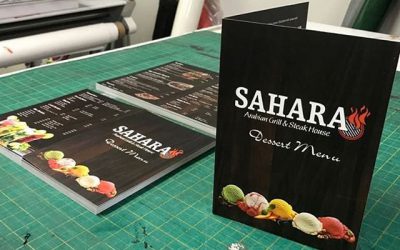 Dine in table menu's, designed printed and Laminated in house.Contact Mak of Big Print Birmingham on 07702153393 to place your order.#bigprintbirmingham #printingbirmingham#signmaker #printshop #signshop #dinein #Restaurant #tablemenu #desserts