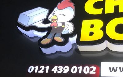 Chick N Box, The sign looks amazing at night.To place your order whatsapp me: Mak of Big Print Birmingham on 07702153393Our use this whatsapp link : https://api.whatsapp.com/send?phone=+447702153393#bigprintbirmingham#printingbirmingham #printshop#shopsigns#largeformatprinting #posters