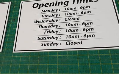 Opening times waterproof signboardsTo place your order whatsapp me: Mak of Big Print Birmingham on 07702153393Or use this whatsapp link from your mobile: https://api.whatsapp.com/send?phone=+447702153393#bigprintbirmingham#printingbirmingham #printshop#shopsigns#largeformatprinting#posters #openingtimes