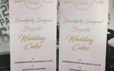 X2 roller banners for @pollylanecupcakes, design, print and delivered.To place your order whatsapp me: Mak of Big Print Birmingham on 07702153393Our use this whatsapp link : https://api.whatsapp.com/send?phone=+447702153393#bigprintbirmingham#printingbirmingham #printshop#shopsigns#largeformatprinting #rollerbanner #cupcakes #cakes