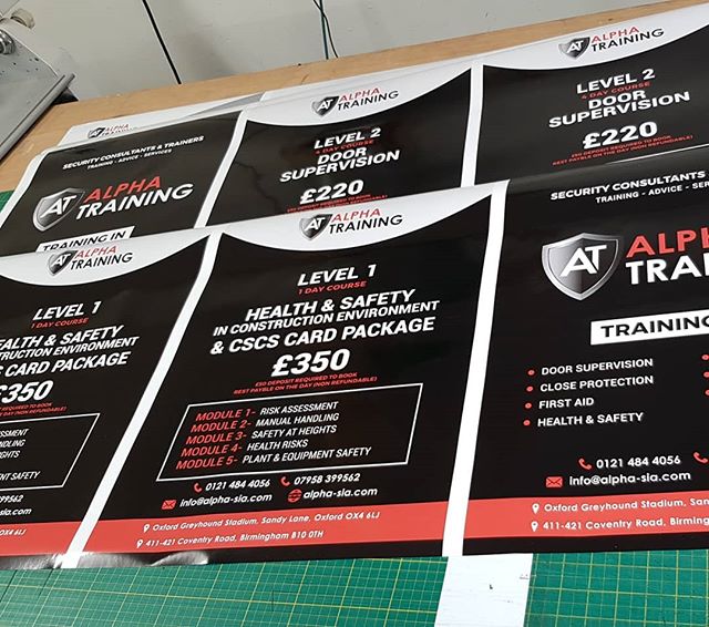 A2 size posters printedWaiting to be trimmed down to size.To place your order whatsapp me: Mak of Big Print Birmingham on 07702153393Or use this whatsapp link from your mobile: https://api.whatsapp.com/send?phone=+447702153393#bigprintbirmingham#printingbirmingham #printshop#shopsigns#largeformatprinting#posters#cards #a2 #posters #security