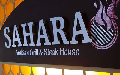 Flat Cut raised letters, designed and printed for @sahara.arabian.grillTo place your order whatsapp me: Mak of Big Print Birmingham on 07702153393Or use this whatsapp link from your mobile: https://api.whatsapp.com/send?phone=+447702153393#bigprintbirmingham#printingbirmingham #printshop#shopsigns#largeformatprinting#posters#cards #3d #letters