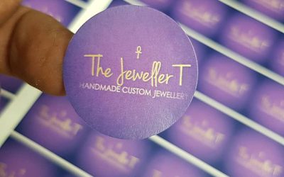 35mm stickers, design, print and delivery service for @thejewellertTo place your order whatsapp me: Mak of Big Print Birmingham on 07702153393Or use this whatsapp link from your mobile: https://api.whatsapp.com/send?phone=+447702153393#bigprintbirmingham#printingbirmingham #bigprintbirmingham#printingbirmingham #stickers