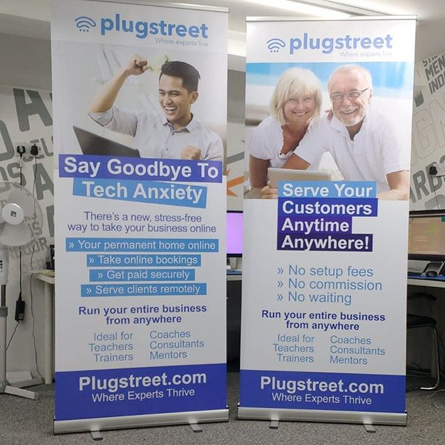 X2 850mm Roller Banners ready for collection.To place your order whatsapp me: Mak of Big Print Birmingham on 07702153393Or use this whatsapp link from your mobile:https://wa.me/447702153393#bigprintbirmingham#printingbirmingham #printshop#shopsigns#largeformatprinting#posters#cards #rollerbanner #popupbanner