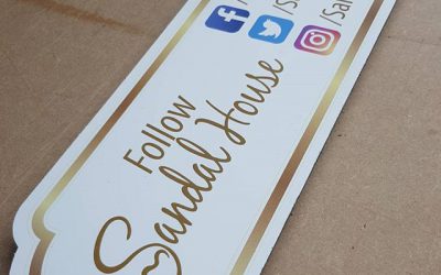 Plaque number 1, with locators for @sandalhouseTo place your order whatsapp me: Mak of Big Print Birmingham on 07702153393Or use this whatsapp link from your mobile:https://wa.me/447702153393#bigprintbirmingham#printingbirmingham #printshop#shopsigns#largeformatprinting#posters#cards #plaque