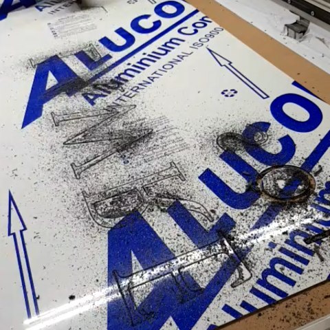 I'm cutting another signboard. To place your order whatsapp me: Mak of Big Print Birmingham on 07702153393Or use this whatsapp link from your mobile:https://wa.me/447702153393#bigprintbirmingham #printingbirmingham #signmaker #signs #birmingham #printshop #signshop