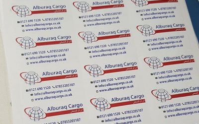 Stickers ready for collection, printed for @alburaqcargoTo place your order whatsapp me: Mak of Big Print Birmingham on 07702153393Or use this whatsapp link from your mobile:https://wa.me/447702153393#bigprintbirmingham #printingbirmingham #signmaker #signs #stickers