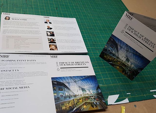 A4 folded flyers for @midretailforum To place your order whatsapp me: Mak of Big Print Birmingham on 07702153393 Or use this whatsapp link from your mobile: https://wa.me/447702153393 #bigprintbirmingham #printingbirmingham #signmaker #signs #birmingham #printshop #a4 #foldedflyers