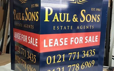 I am now producing these commercial boards from a single 6mm correx board. No need for a timber frame. Simply screw the returns in to the wall. Light Wight and very strong. To place your order whatsapp me: Mak of Big Print Birmingham on 07702153393 Or use this whatsapp link from your mobile: https://wa.me/447702153393 #bigprintbirmingham #printingbirmingham #signmaker #signs #printshop #signshop #estateagents #commercialboard #tolet #forsale