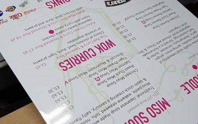 Wall menus for @chopandwok printed on Dibond. To place your order whatsapp me: Mak of Big Print Birmingham on 07702153393 Or use this whatsapp link from your mobile: https://wa.me/447702153393 #bigprintbirmingham #printingbirmingham #signmaker #signs #printshop #menu #wallmenu