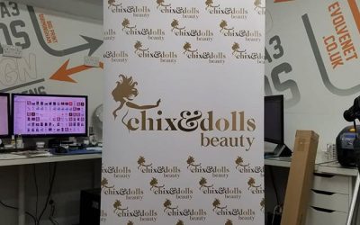 850mm wide Roller Banner for @chixanddollsbeauty To place your order whatsapp me: Mak of Big Print Birmingham on 07702153393 Or use this whatsapp link from your mobile: https://wa.me/447702153393 #bigprintbirmingham #printingbirmingham #signmaker #signs #printshop #rollerbanner #popupbanner