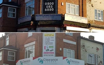 Before and after of a signboard make over. To place your order whatsapp me: Mak of Big Print Birmingham on 07702153393 Or use this whatsapp link from your mobile: https://wa.me/447702153393 #bigprintbirmingham #printingbirmingham #signmaker #signs #printshop #signshop #shopsigns #clerancecorner