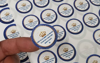 Circle sticker for Langar To place your order whatsapp me: Mak of Big Print Birmingham on 07702153393