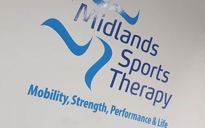 Putting up a wall vinyl for @midlandssportstherapy Check him out