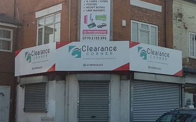 The after photo of clearance corner based on Stoney Lane. The signboard looks great. Double in size. You can’t miss it. To place your order whatsapp me: Mak of Big Print Birmingham on 07702153393 Or use this whatsapp link from your mobile: https://wa.me/447702153393 #bigprintbirmingham #printingbirmingham #signmaker #signs #printshop #signshop #shopsigns