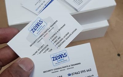 1000 business cards ready for collection @zemsacademy To place your order whatsapp me: Mak of Big Print Birmingham on 07702153393