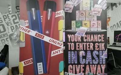 2 Roller Banners printed To place your order whatsapp me: Mak of Big Print Birmingham on 07702153393