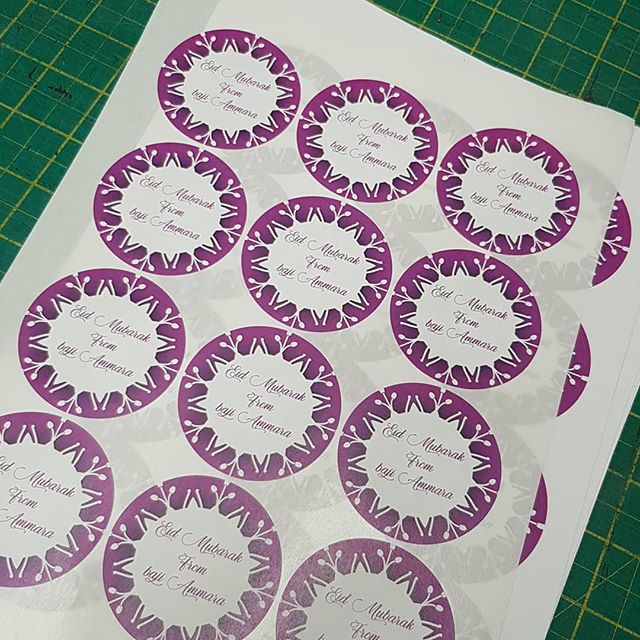 60mm circle stickers Design and print To place your order whatsapp me: Mak of Big Print Birmingham on 07702153393