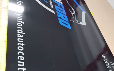 8×3 foot Dibond signboard for @wynfordautocentre To place your order whatsapp me: Mak of Big Print Birmingham on 07702153393
