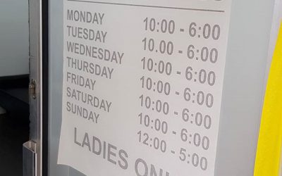 Applying the time to this door To place your order whatsapp me: Mak of Big Print Birmingham on 07702153393