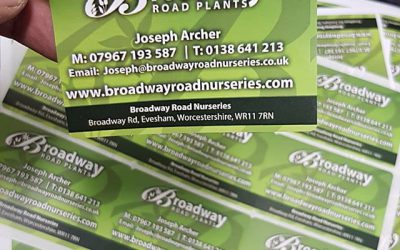 Business card size stickers ready for collection To place your order whatsapp me: Mak of Big Print Birmingham on 07702153393