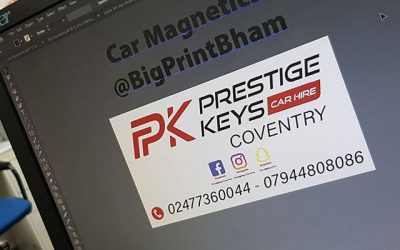 Car magnets for @prestigekeyscoventry To place your order whatsapp me: Mak of Big Print Birmingham on 07702153393