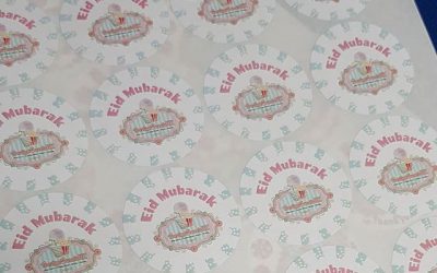 Eid Mubarak stickers for @prestigesweetsuk To place your order whatsapp me: Mak of Big Print Birmingham on 07702153393