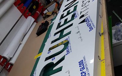 Sign board build Still lots to do. To place your order whatsapp me: Mak of Big Print Birmingham on 07702153393