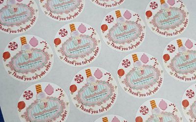 Thank you for your order stickers for @prestigesweetsuk To place your order whatsapp me: Mak of Big Print Birmingham on 07702153393