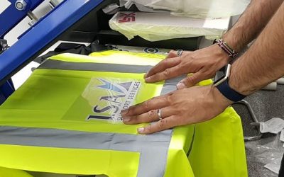 Hi Viz Jackets printed for ISA Support services To place your order whatsapp me: Mak of Big Print Birmingham on 07702153393