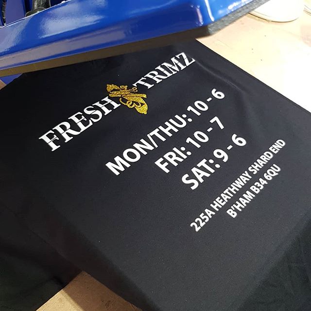 @freshtrimzb34 custom t’s To place your order whatsapp me: Mak of Big Print Birmingham on 07702153393 #t-shirts
