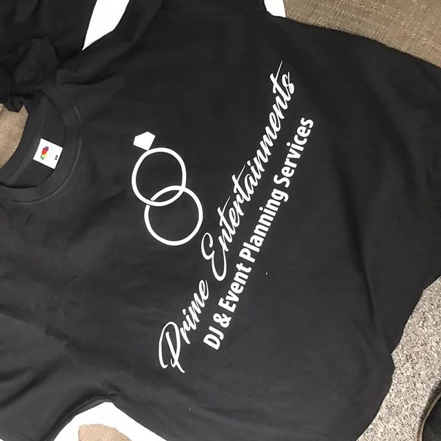 Another t-shirt ready for @prime_entertainments To place your order whatsapp me: Mak of Big Print Birmingham on 07702153393